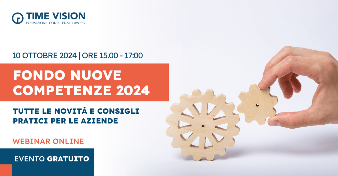 FONDO NUOVE COMPETENZE 2024 Tutte le novità e consigli pratici per le